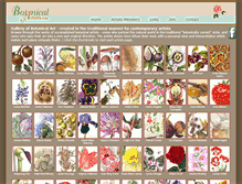 Tablet Screenshot of botanicalartists.com